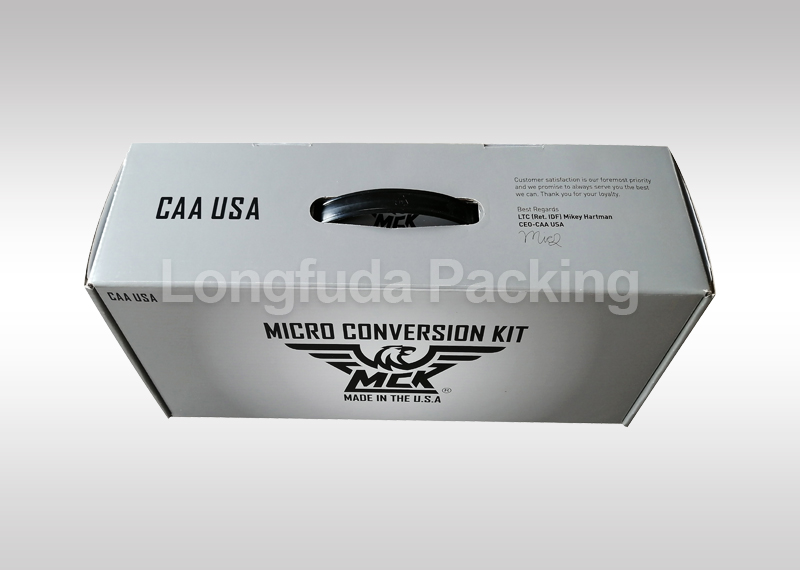 Electronic product packaging box