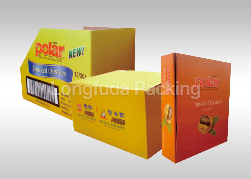 Aquatic product packaging box