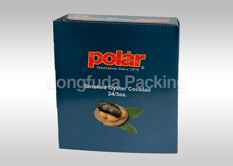 Aquatic product packaging box