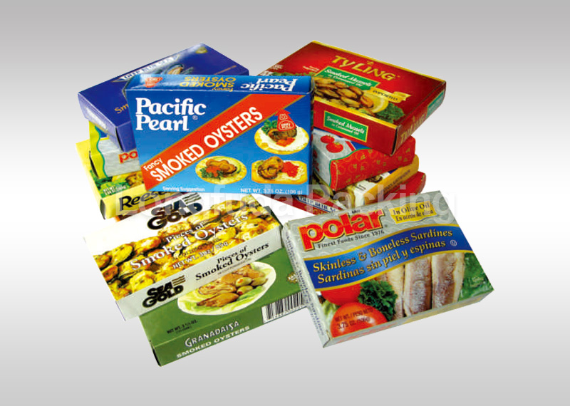 Aquatic product packaging box